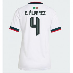 Mexiko Edson Alvarez #4 Borta Kläder Dam VM 2026 Kortärmad